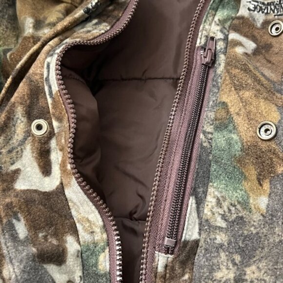 Vintage Duxbak Advantage Timber Camo Hunting Jacket Hooded Men’s Size M - Picture 4 of 6